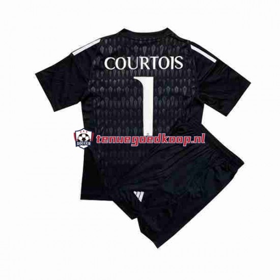 Uit Tenue van Real Madrid Keepersshirt Thibaut Courtois 1 Kind 2-13 jaar 2023-24 Korte Mouw