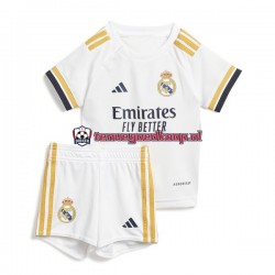 Thuis Tenue van Real Madrid Kind 2-13 jaar 2023-24 Korte Mouw