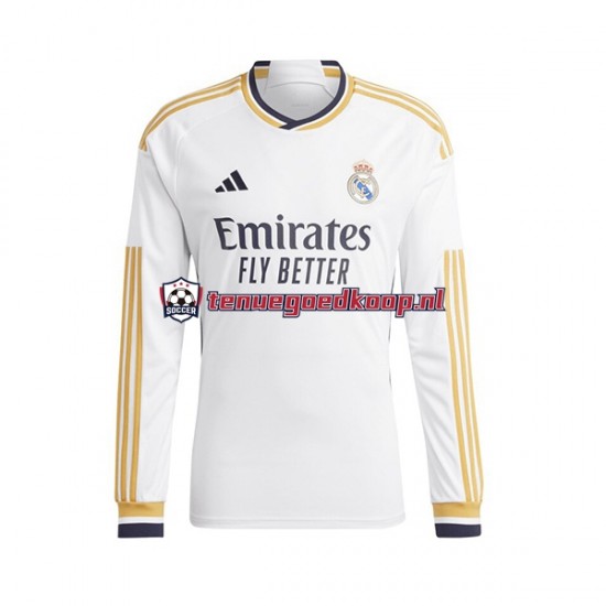 Thuis Tenue van Real Madrid Heren 2023-24 Lange Mouw