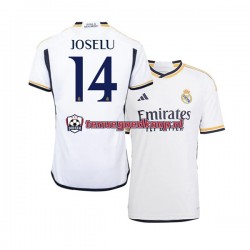 Thuis Tenue van Real Madrid JOSELU 14 Heren 2023-24 Korte Mouw