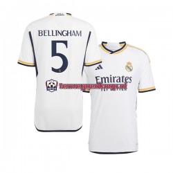 Thuis Tenue van Real Madrid Jude Bellingham 5 Heren 2023-24 Korte Mouw