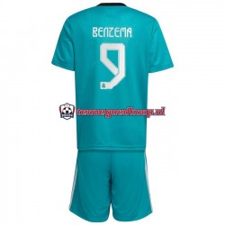 3de Tenue van Real Madrid Karim Benzema 9 Kind 2-13 jaar 2021-22 Korte Mouw