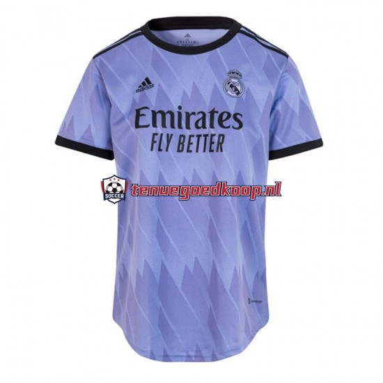 Uit Tenue van Real Madrid Dames 2022-23 Korte Mouw