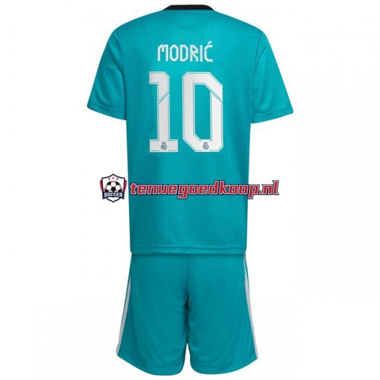 3de Tenue van Real Madrid Luka Modric 10 Kind 2-13 jaar 2021-22 Korte Mouw