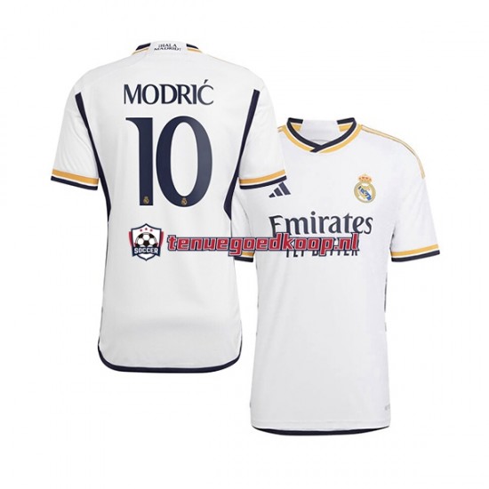 Thuis Tenue van Real Madrid Modric 10 Heren 2023-24 Korte Mouw