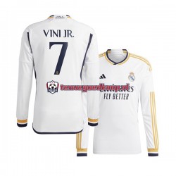 Thuis Tenue van Real Madrid Vinicius Junior 7 Heren 2023-24 Lange Mouw