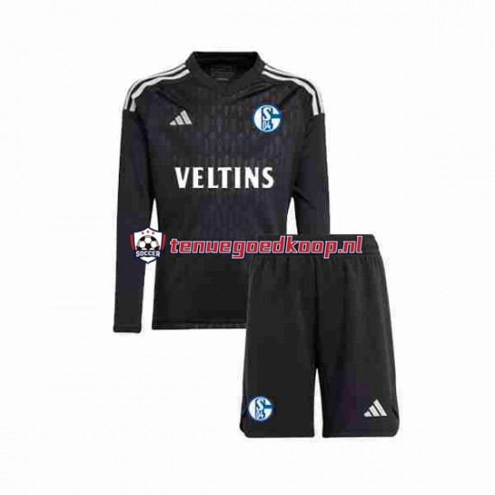 Uit Tenue van Schalke 04 Keepersshirt Kind 2-13 jaar 2023-24 Lange Mouw