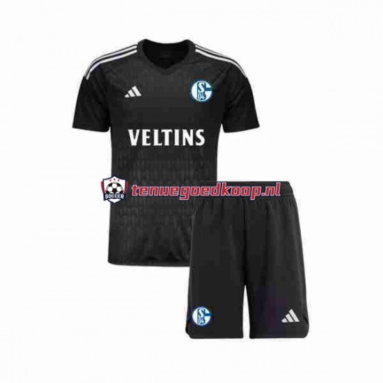 Uit Tenue van Schalke 04 Keepersshirt Kind 2-13 jaar 2023-24 Korte Mouw