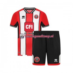 Thuis Tenue van Sheffield United Kind 2-13 jaar 2023-24 Korte Mouw