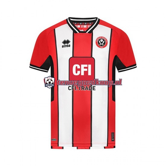 Thuis Tenue van Sheffield United Heren 2023-24 Korte Mouw