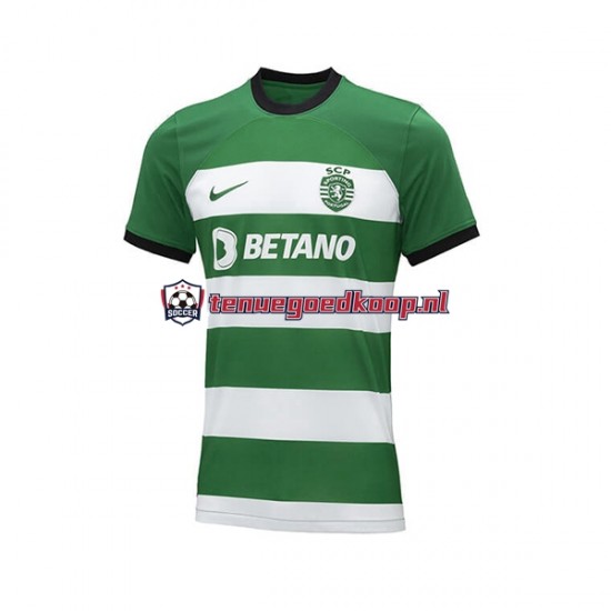 Thuis Tenue van Sporting CP Heren 2023-24 Korte Mouw