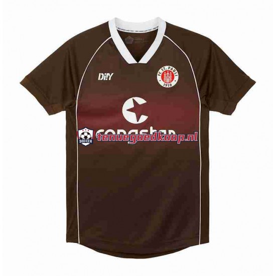 Thuis Tenue van St Pauli Heren 2023-24 Korte Mouw