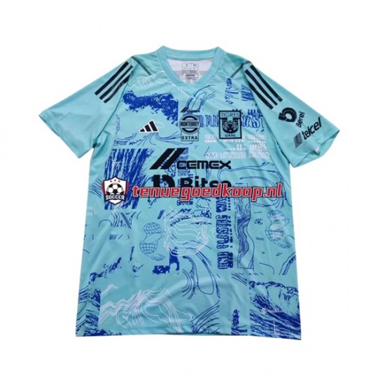 Thuis Tenue van Tigres UANL Keepersshirt Earth Day Heren 2023-24 Korte Mouw