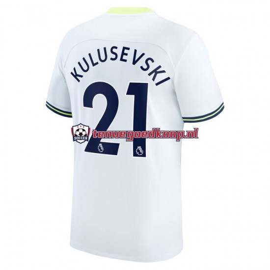 Thuis Tenue van Tottenham Hotspur Dejan Kulusevski 21 Heren 2022-23 Korte Mouw