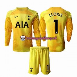 Thuis Tenue van Tottenham Hotspur Keepersshirt Hugo Lloris 1 Kind 2-13 jaar 2022-23 Lange Mouw