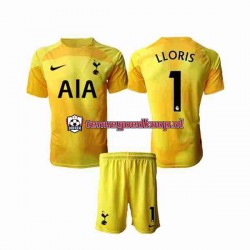 Thuis Tenue van Tottenham Hotspur Keepersshirt Hugo Lloris 1 Kind 2-13 jaar 2022-23 Korte Mouw