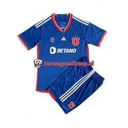 Thuis Tenue van Universidad de Chile Kind 2-13 jaar 2023 Korte Mouw