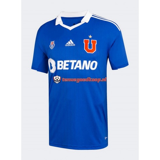 Thuis Tenue van Universidad de Chile Heren 2022 Korte Mouw