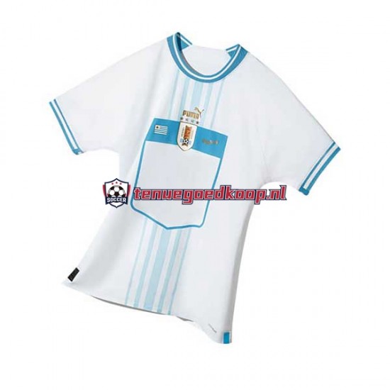 Uit Tenue van Uruguay Heren WK 2022 Korte Mouw