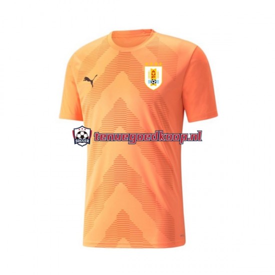 Uit Tenue van Uruguay Keepersshirt Heren WK 2022 Korte Mouw