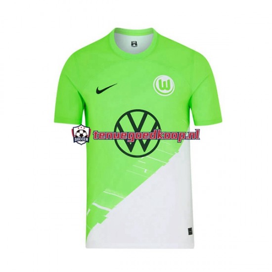 Thuis Tenue van VfL Wolfsburg Heren 2023-24 Korte Mouw