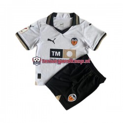 Thuis Tenue van Valencia CF Kind 2-13 jaar 2023-24 Korte Mouw