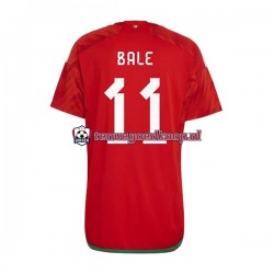 Thuis Tenue van Wales Bale 11 Heren WK 2022 Korte Mouw