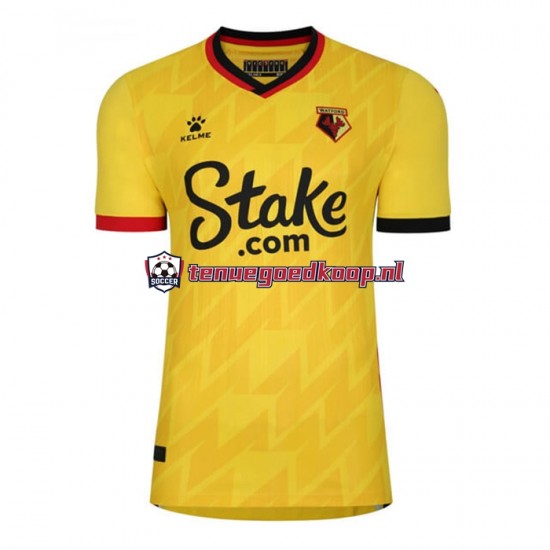 Thuis Tenue van Watford Heren 2022-23 Korte Mouw