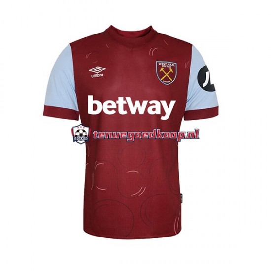 Thuis Tenue van West Ham United Heren 2023-24 Korte Mouw