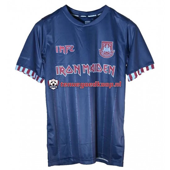 Uit Tenue van West Ham United Iron Maiden Heren Korte Mouw