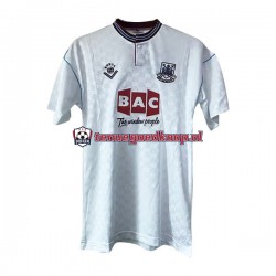 Uit Retro Tenue van West Ham United Heren 1989-1990 Korte Mouw