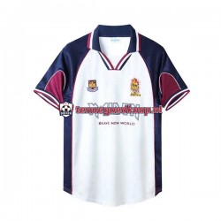 Uit Retro Tenue van West Ham United Iron Maiden Heren 1999 Korte Mouw