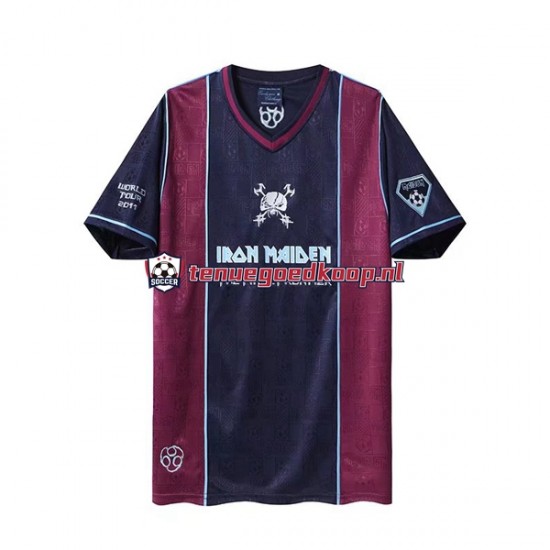 Thuis Retro Tenue van West Ham United Iron Maiden Heren 2011 Korte Mouw