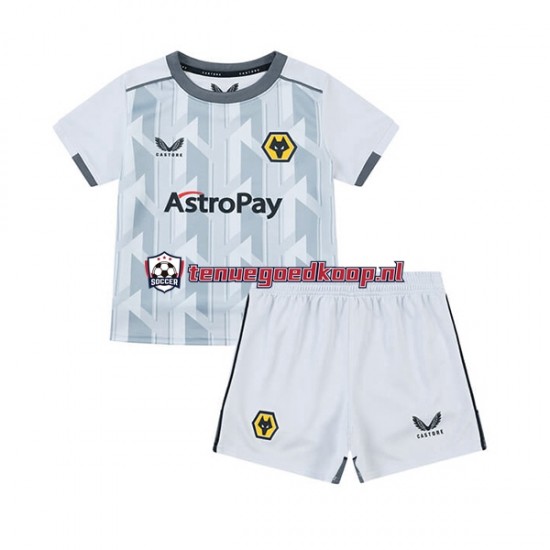 3de Tenue van Wolverhampton Wanderers Kind 2-13 jaar 2023-24 Korte Mouw