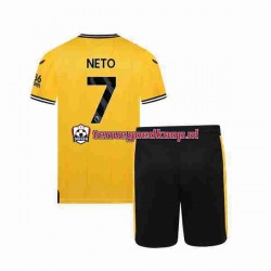 Thuis Tenue van Wolverhampton Wanderers NETO 7 Kind 2-13 jaar 2023-24 Korte Mouw