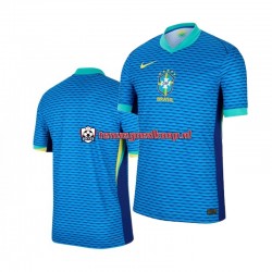 Uit Tenue van Brazilië Copa America Heren 2024 Korte Mouw Blauw