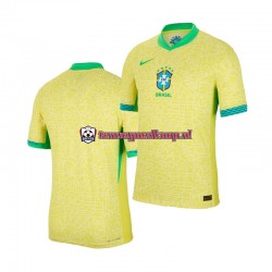 Thuis Tenue van Brazilië Copa America Heren 2024 Korte Mouw