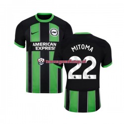 Uit Tenue van Brighton Hove Albion Mitoma 22 Heren 2023-24 Korte Mouw