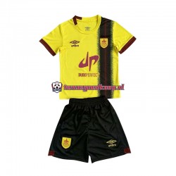 Uit Tenue van Burnley Kind 2-13 jaar 2023-24 Korte Mouw Geel