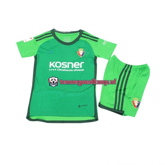 3de Tenue van CA Osasuna Kind 2-13 jaar 2023-24 Korte Mouw Groente