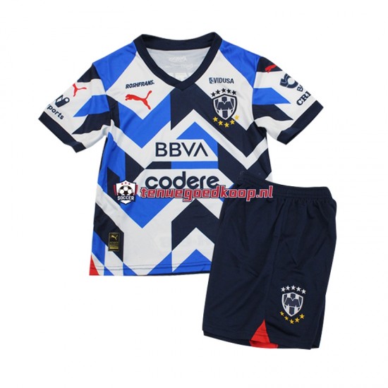 3de Tenue van CF Monterrey Kind 2-13 jaar 2023-24 Korte Mouw