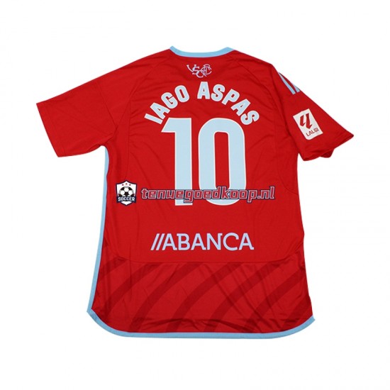 Uit Tenue van Celta de Vigo Iago Aspas 10 Heren 2023-24 Korte Mouw