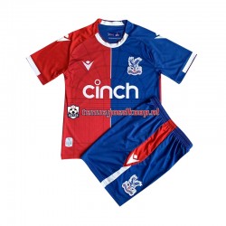 Thuis Tenue van Crystal Palace Kind 2-13 jaar 2023-24 Korte Mouw