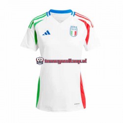 Uit Tenue van Italië Dames EK 2024 Korte Mouw Wit