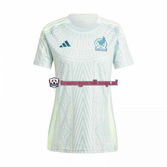 Uit Tenue van Mexico Copa America Dames 2024 Korte Mouw