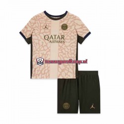 4de Tenue van Paris Saint-Germain Kind 2-13 jaar 2023-24 Korte Mouw