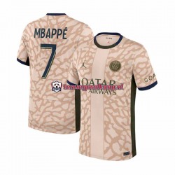 4de Tenue van Paris Saint-Germain Kylian Mbappe 7 Heren 2023-24 Korte Mouw