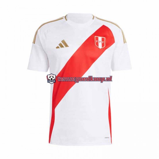 Thuis Tenue van Peru Copa America Heren 2024 Korte Mouw