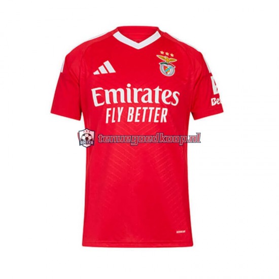 Thuis Tenue van Benfica Heren 2024-25 Korte Mouw Rood