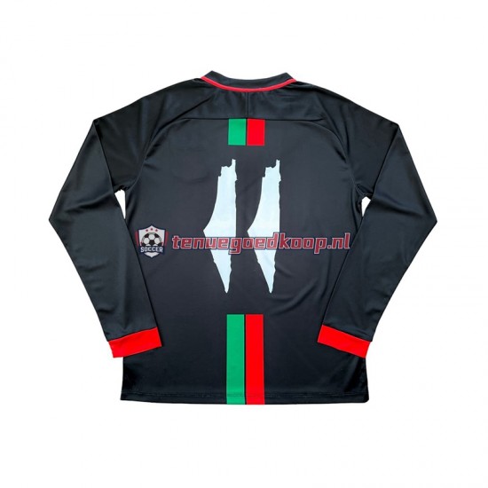 Thuis Tenue van Club Deportivo Palestino Center Stripre Heren 2024-25 Lange Mouw